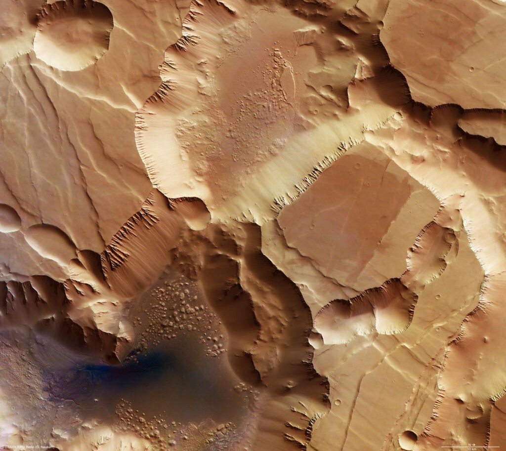 منطقه هزارتوی شب مریخ