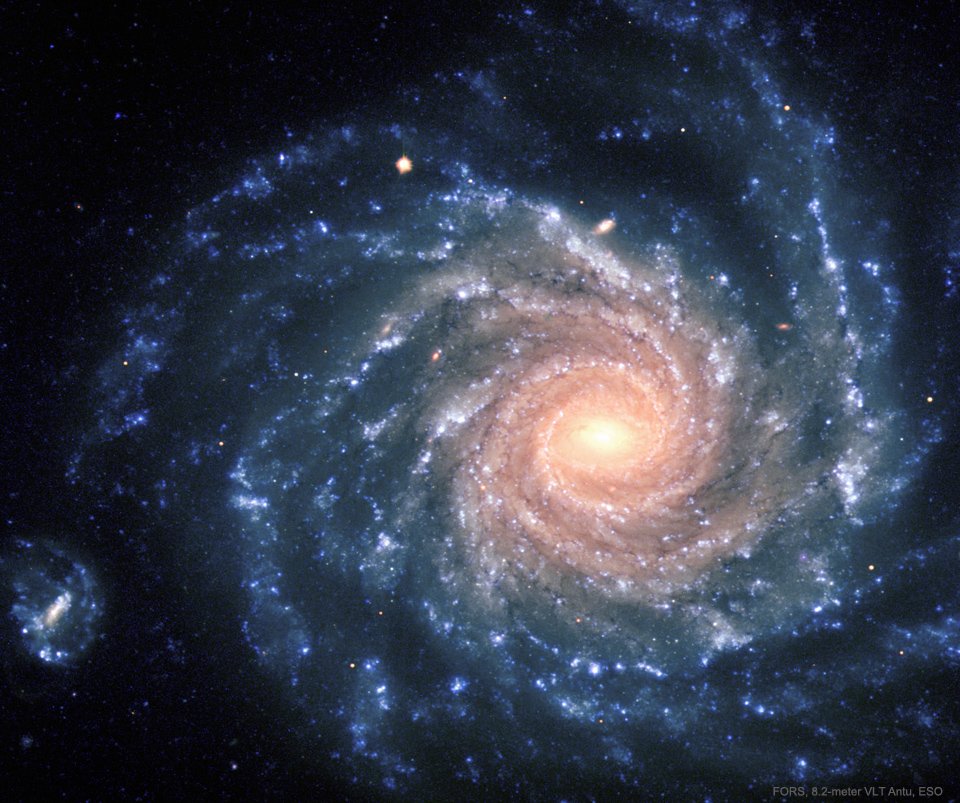 NGC 1232، یک کهکشان مارپیچی با طراحی بزرگ