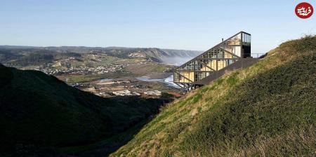 خانه ای روی شیب ۴۵ درجه ساخته شده+عکس