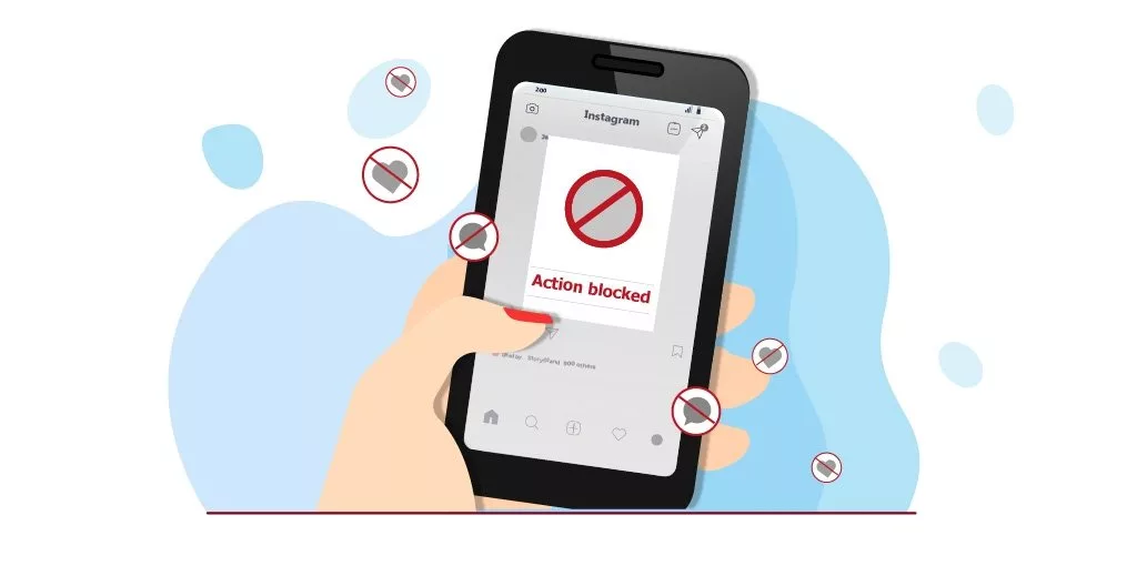 بلاک شدن در اینستاگرام