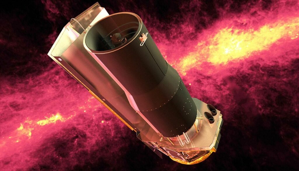 تلسکوپ فضایی اسپیتزر درحال مطالعه کهکشان راه شیری