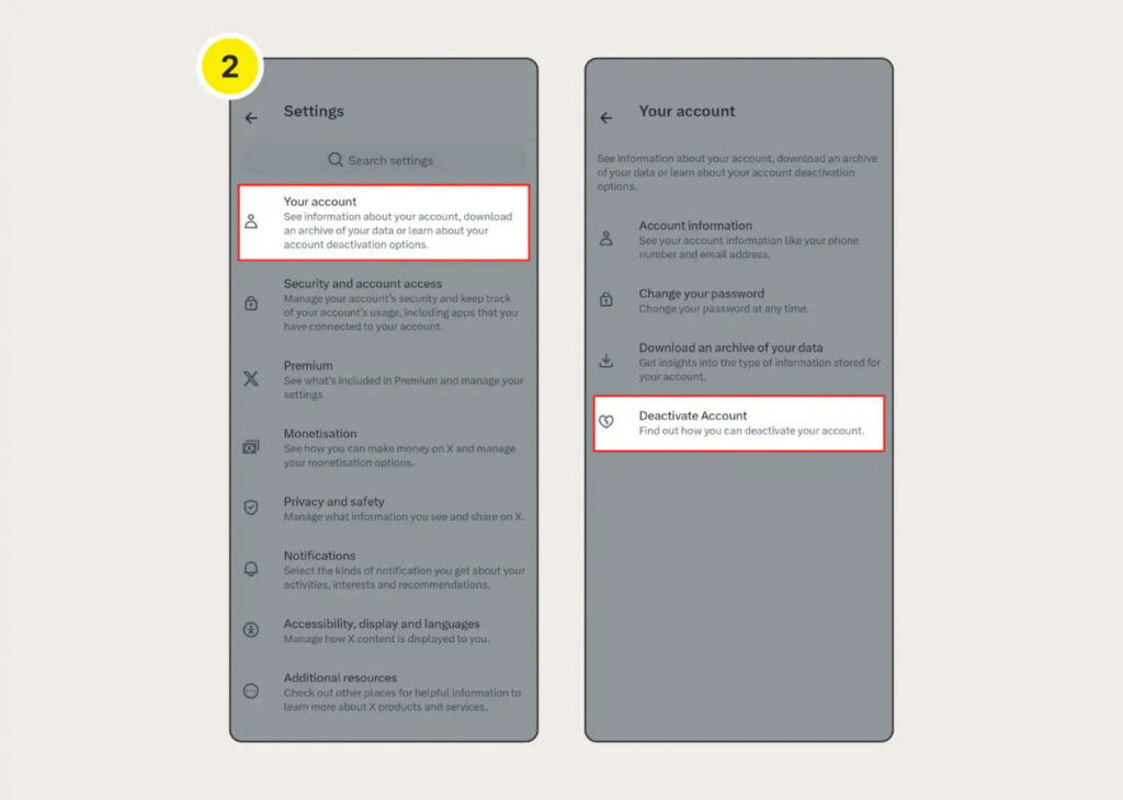 1716661961 984 آموزش حذف اکانت ایکس ساسپند شده دانستنی