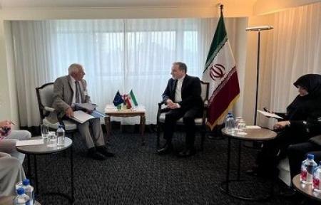 دیدار و رایزنی عراقچی و بورل در نیویورک + عکس