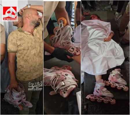 شهادت یک دختربچه هنگام بازی + عکس