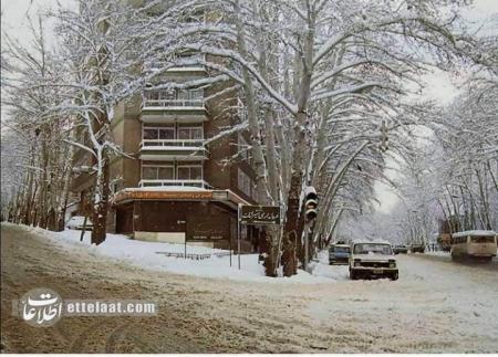 بارش برف سنگین در آذر ۶۳ در تهران