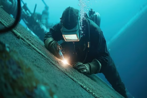 جوشکاری زیر آب و انواع آن