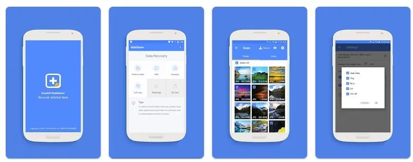 برنامه بازیابی اطلاعات اندروید MobiSaver