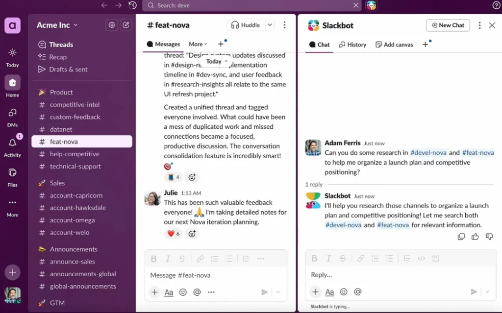 تبدیل Slackbot به دستیار هوش مصنوعی