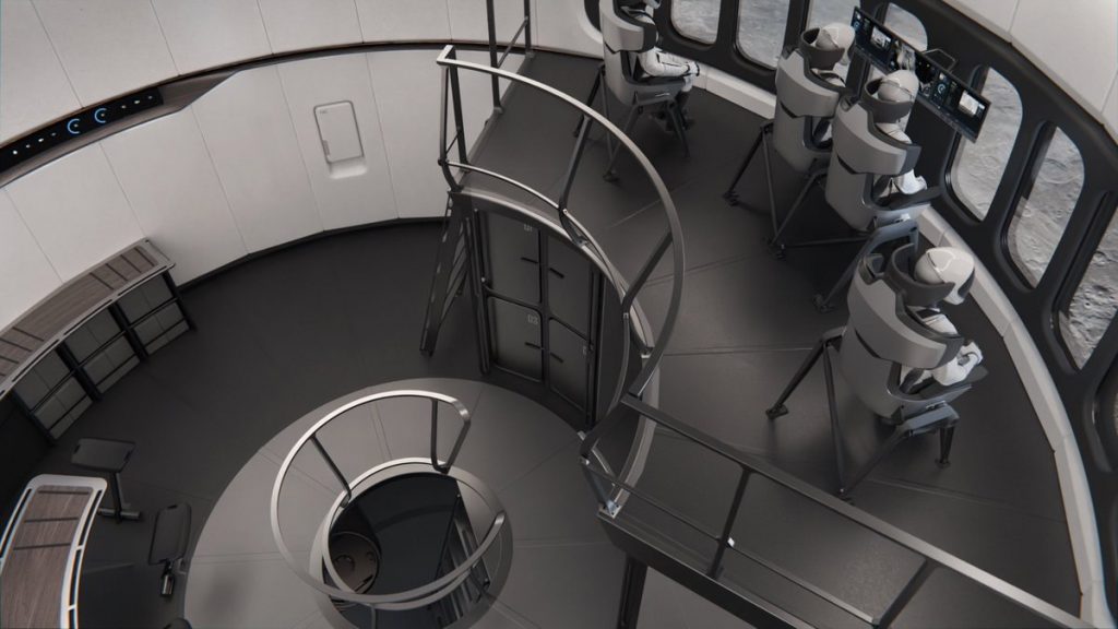 طراحی داخلی موشک استارشیپ