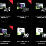 ام‌اس‌آی بی‌سروصدا چهار کارت گرافیک RTX 5060 با تراشه GB205 معرفی کرد